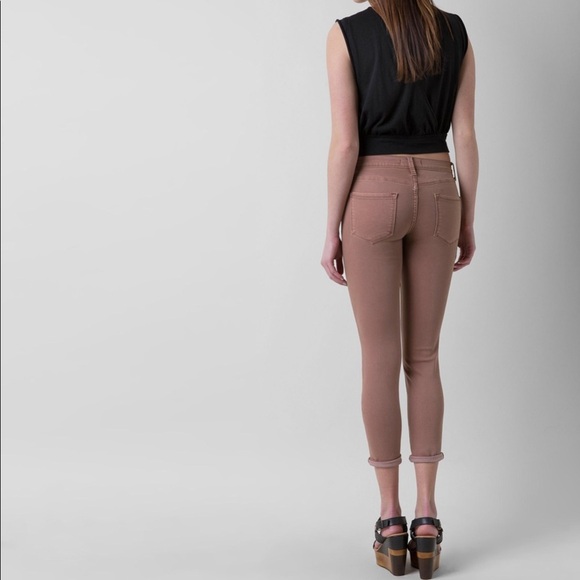 Free people super soft rolled hem skinny jeans! Size 26 - Picture 4 of 9